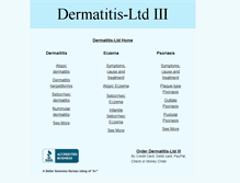 Tablet Screenshot of dermatitis-ltd.com